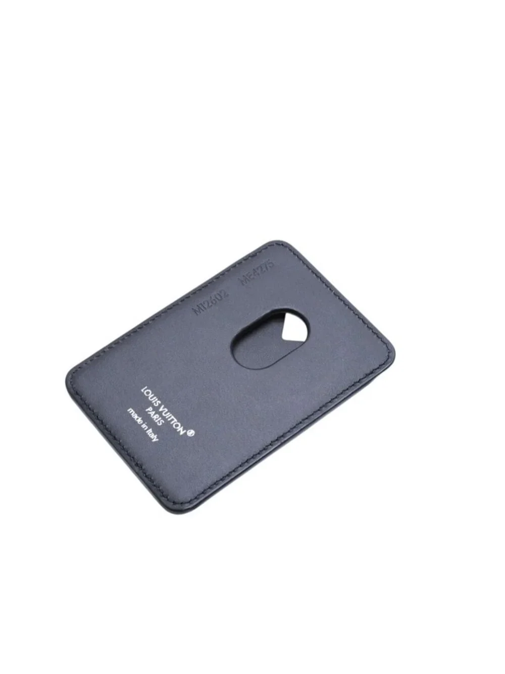 Louis Vuitton Card Case Magnet Monogram Eclipse Black Gray